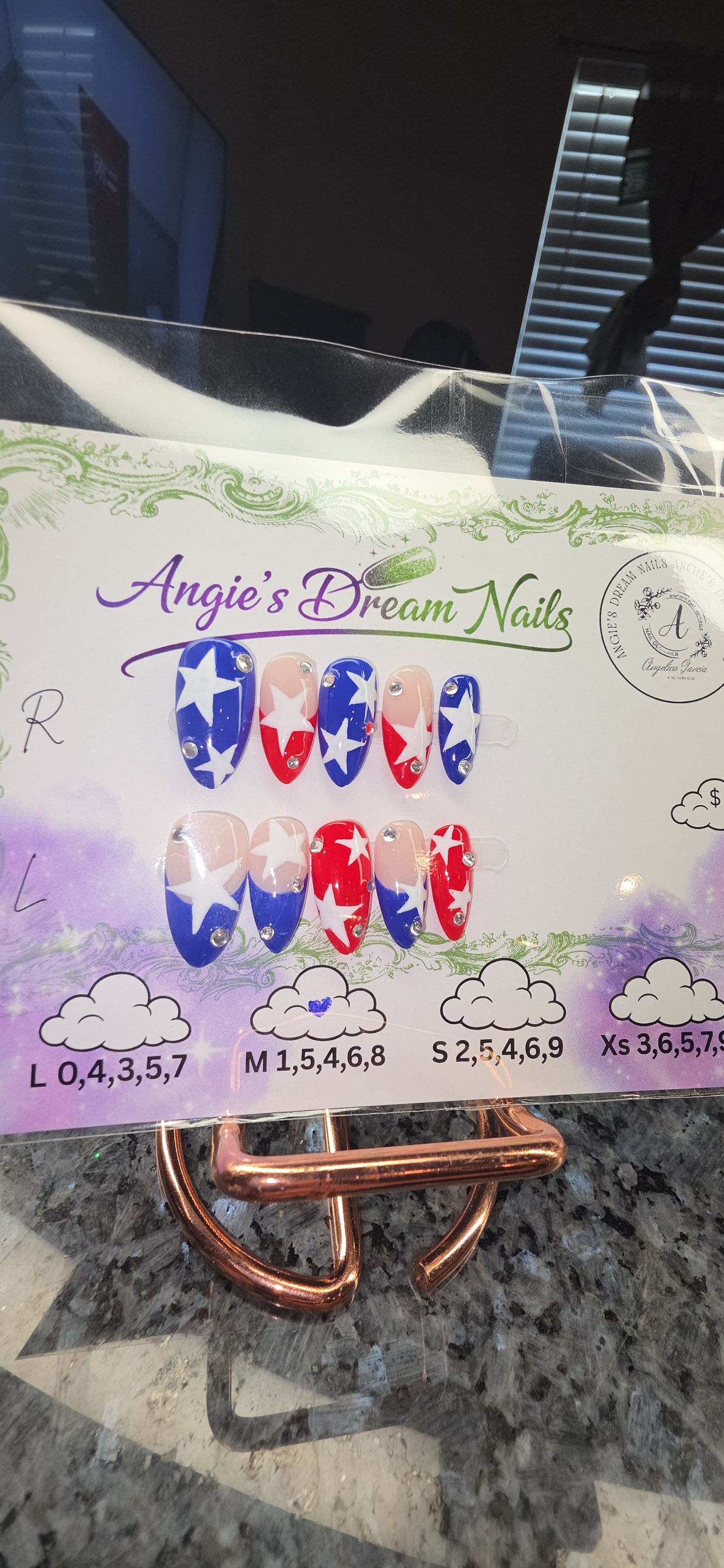 4th of July press on nails Collection
