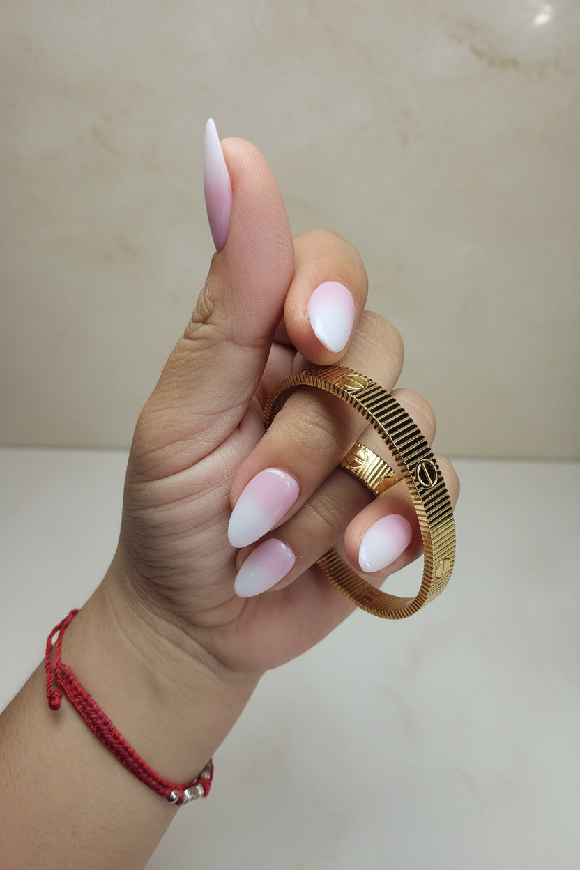 The petal glow ombre