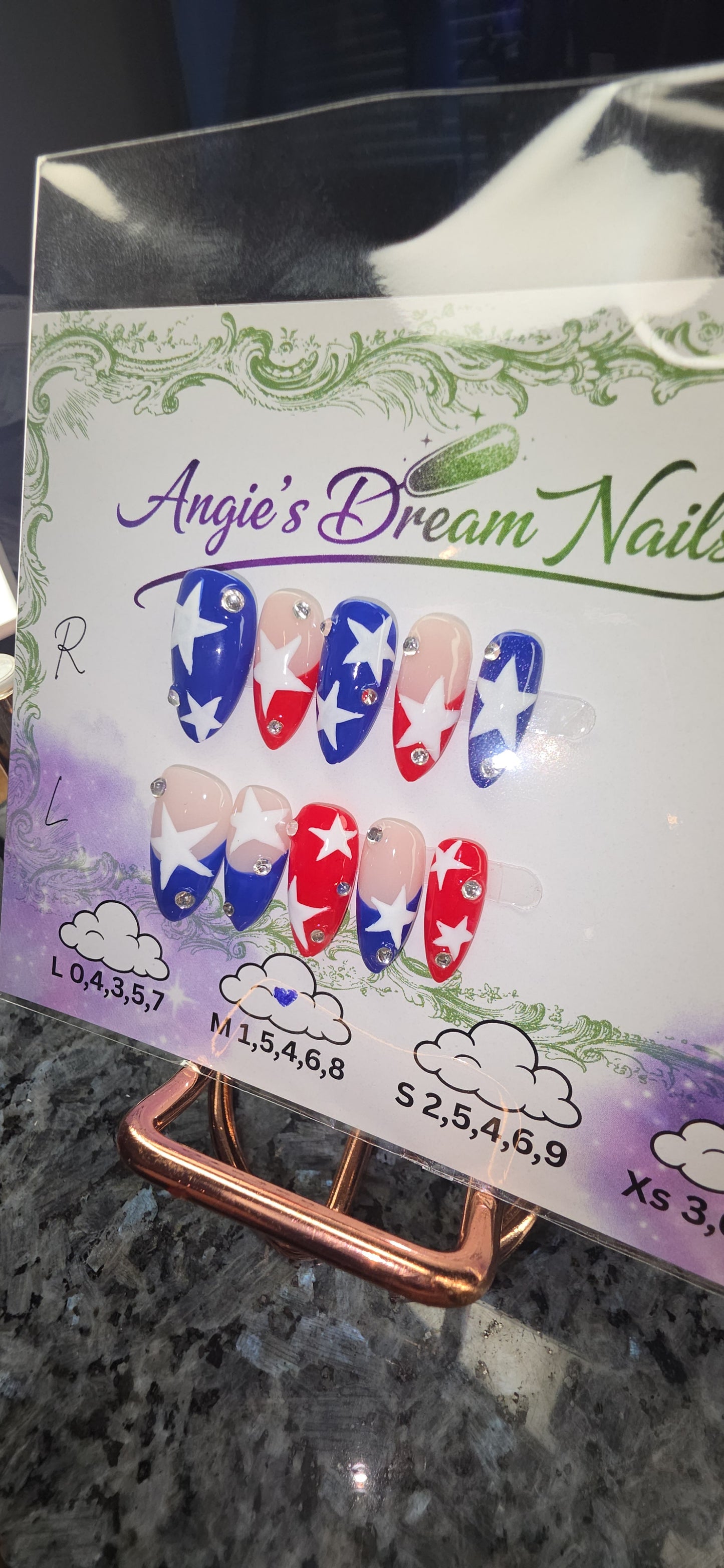 4th of July press on nails Collection