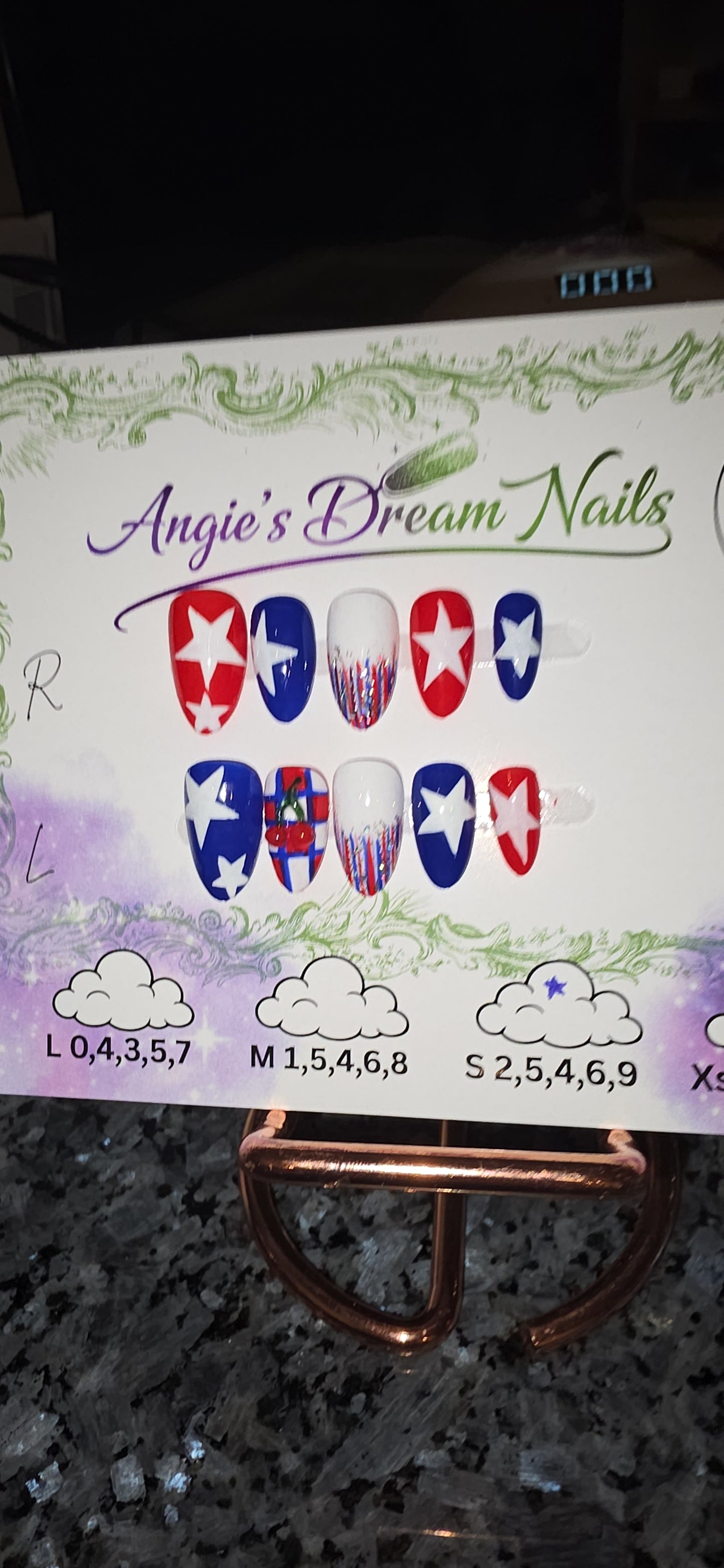 4th of July press on nails Collection