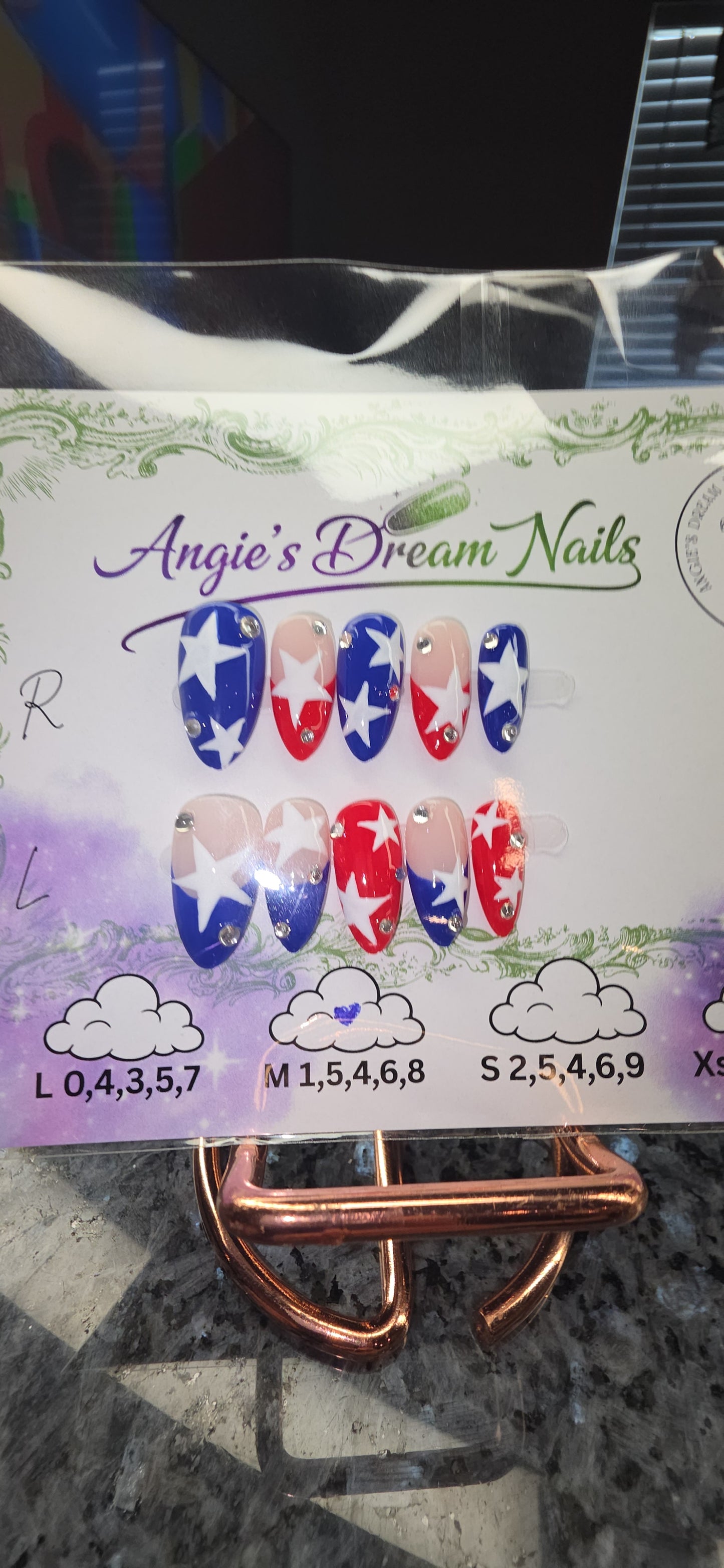 4th of July press on nails Collection
