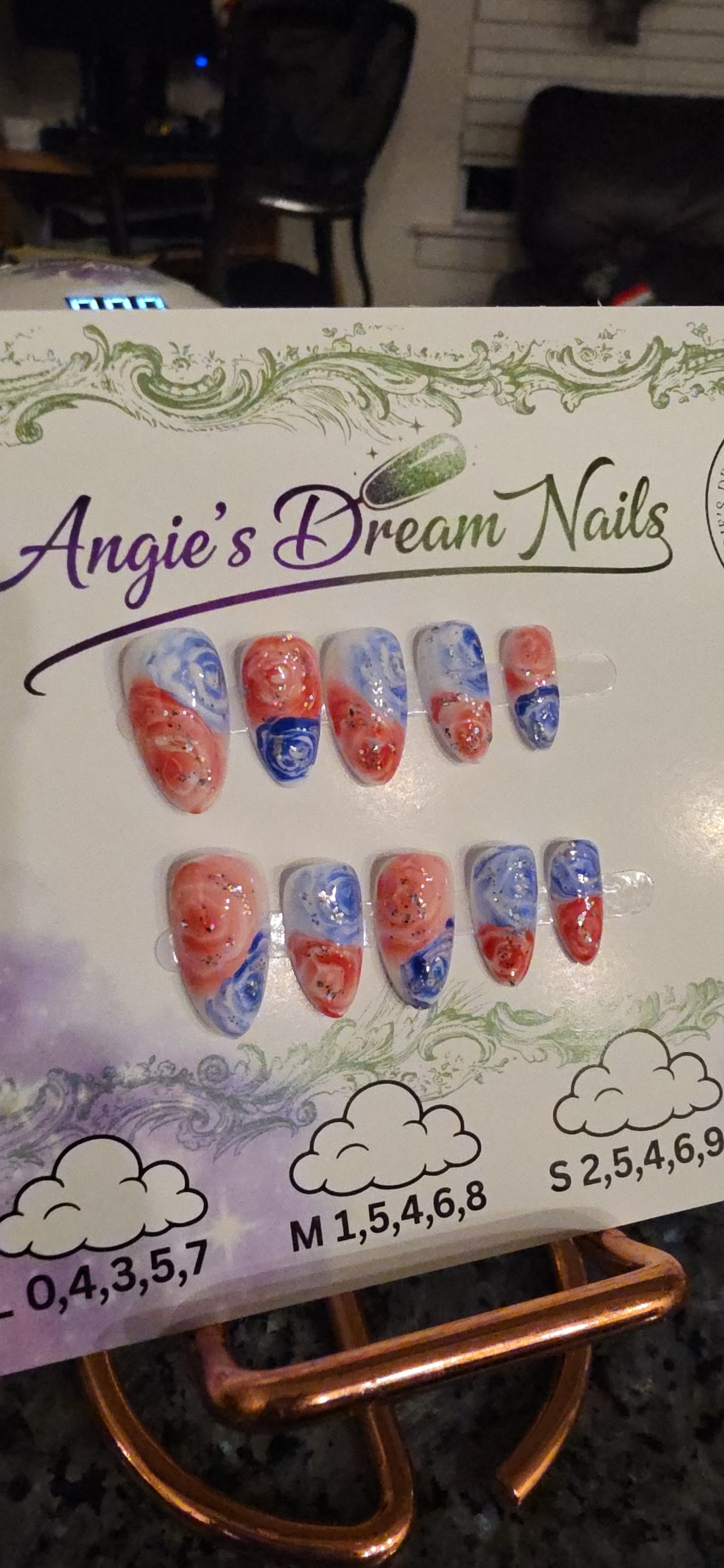 4th of July press on nails Collection